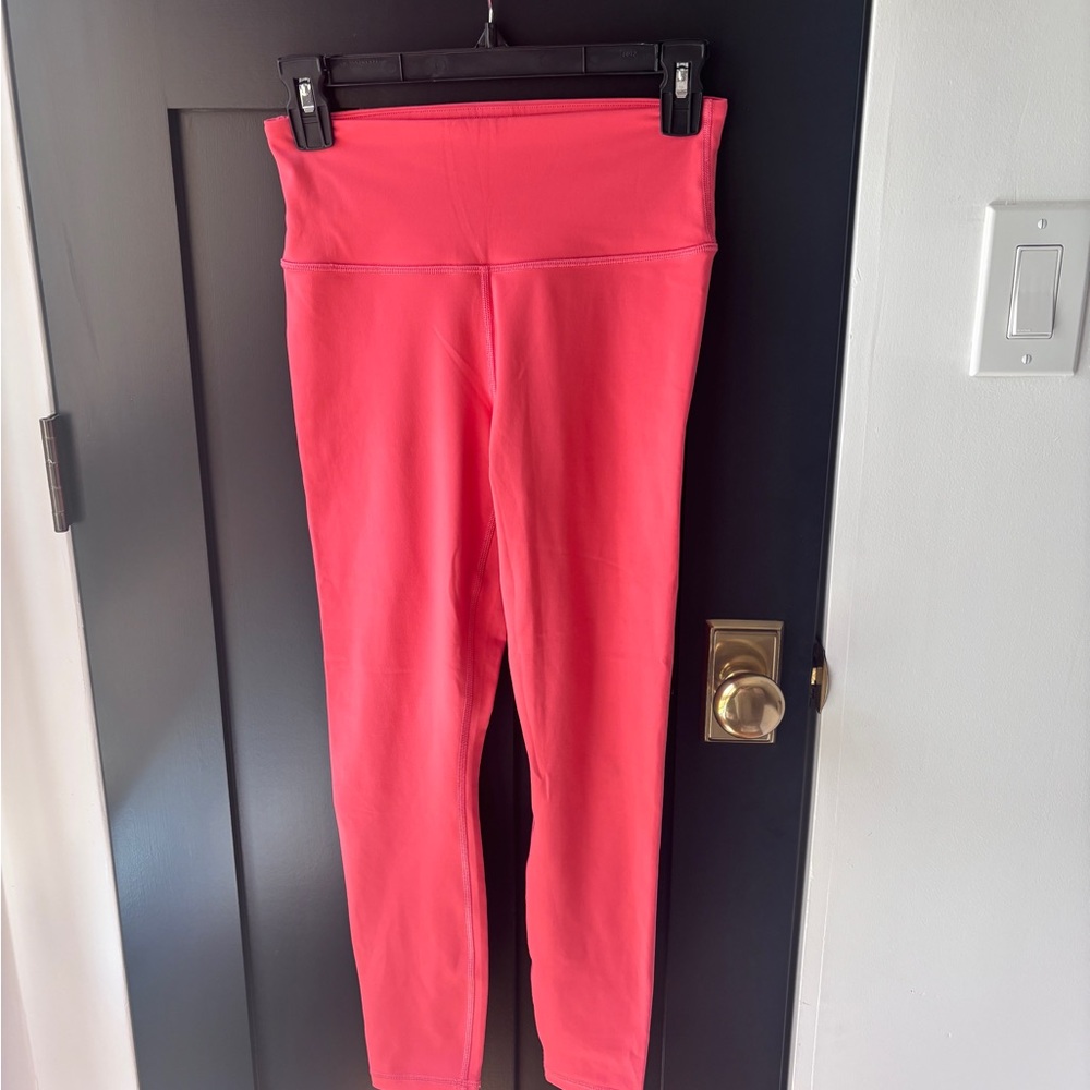 Athleta Coral-Pink Elation 7/8 Tight